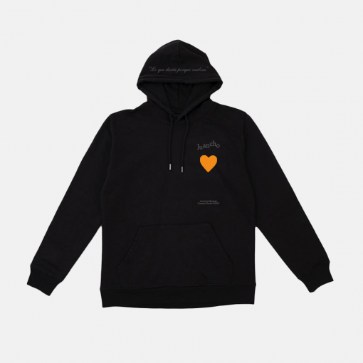 CORAZÓN BONITO HOODIE NEGRA