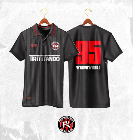 CAMISETA FÚTBOL FERNANDOCOSTA NEGRA