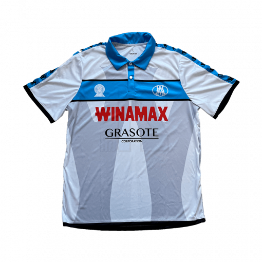 [PREVENTA] CAMISETA FÚTBOL MIDAS ALONSO MASTERCASTER BLANCO/AZUL