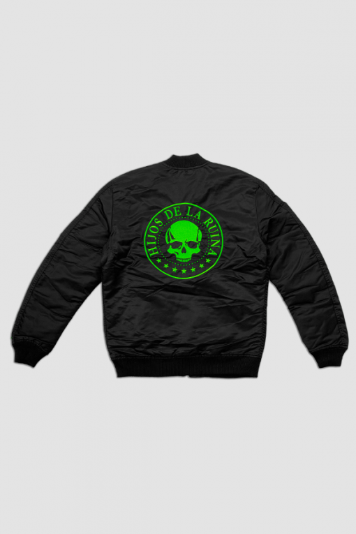 BOMBER HDLR VERDE/NEGRA