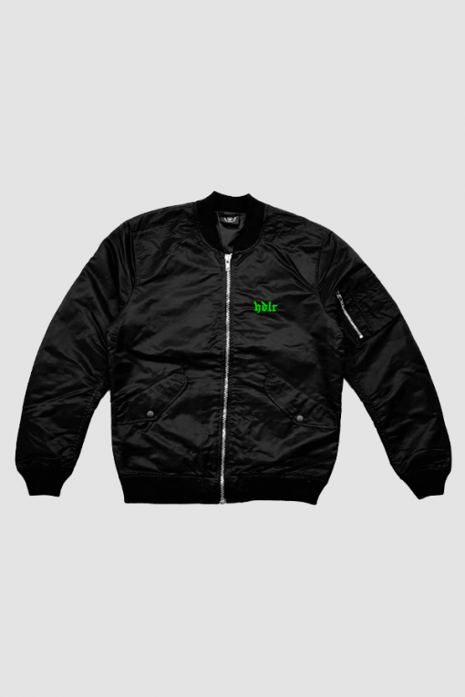 BOMBER HDLR VERDE/NEGRA