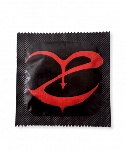 Preservativo La Zowi Logo (Negro/Rojo)