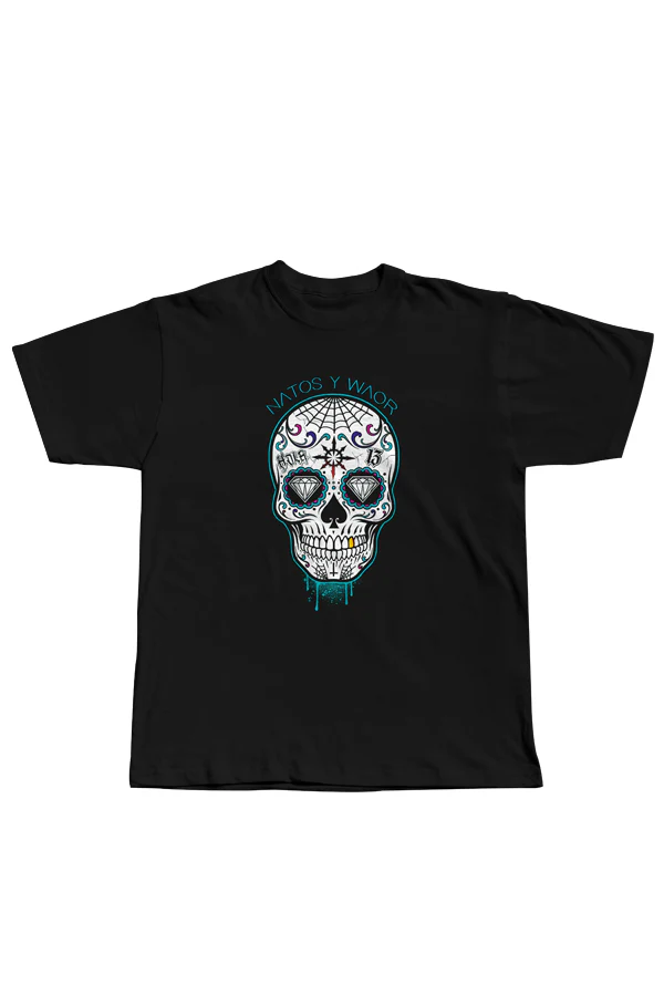 CAMISETA CALAVERA MEX NEGRA