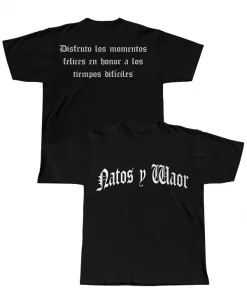 CAMISETA DISFRUTO NEGRA