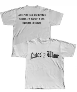 CAMISETA DISFRUTO BLANCA
