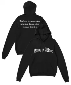 SUDADERA DISFRUTO NEGRA