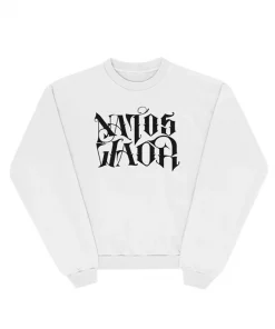 SUDADERA NATOS Y WAOR NEGRA/BLANCA SIN CAP.